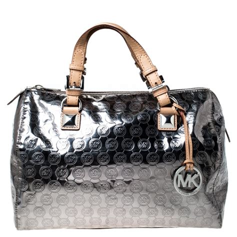 michael kors metallic|Michael Kors handbags silver.